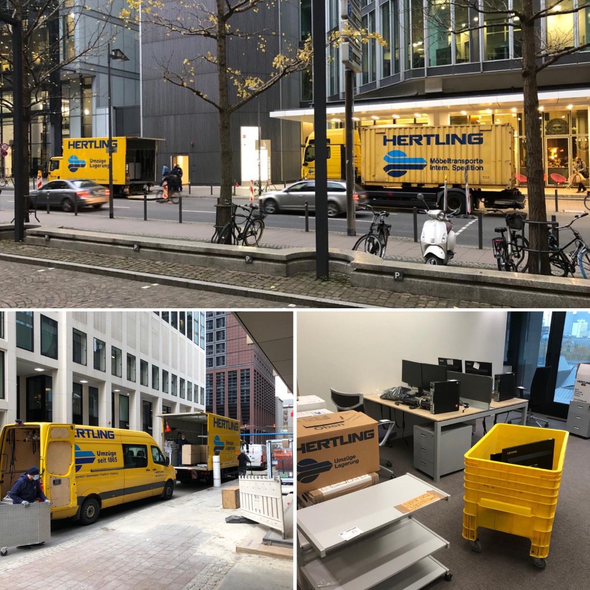 Office move in Frankfurt am Main