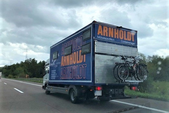Removal truck turned into camper