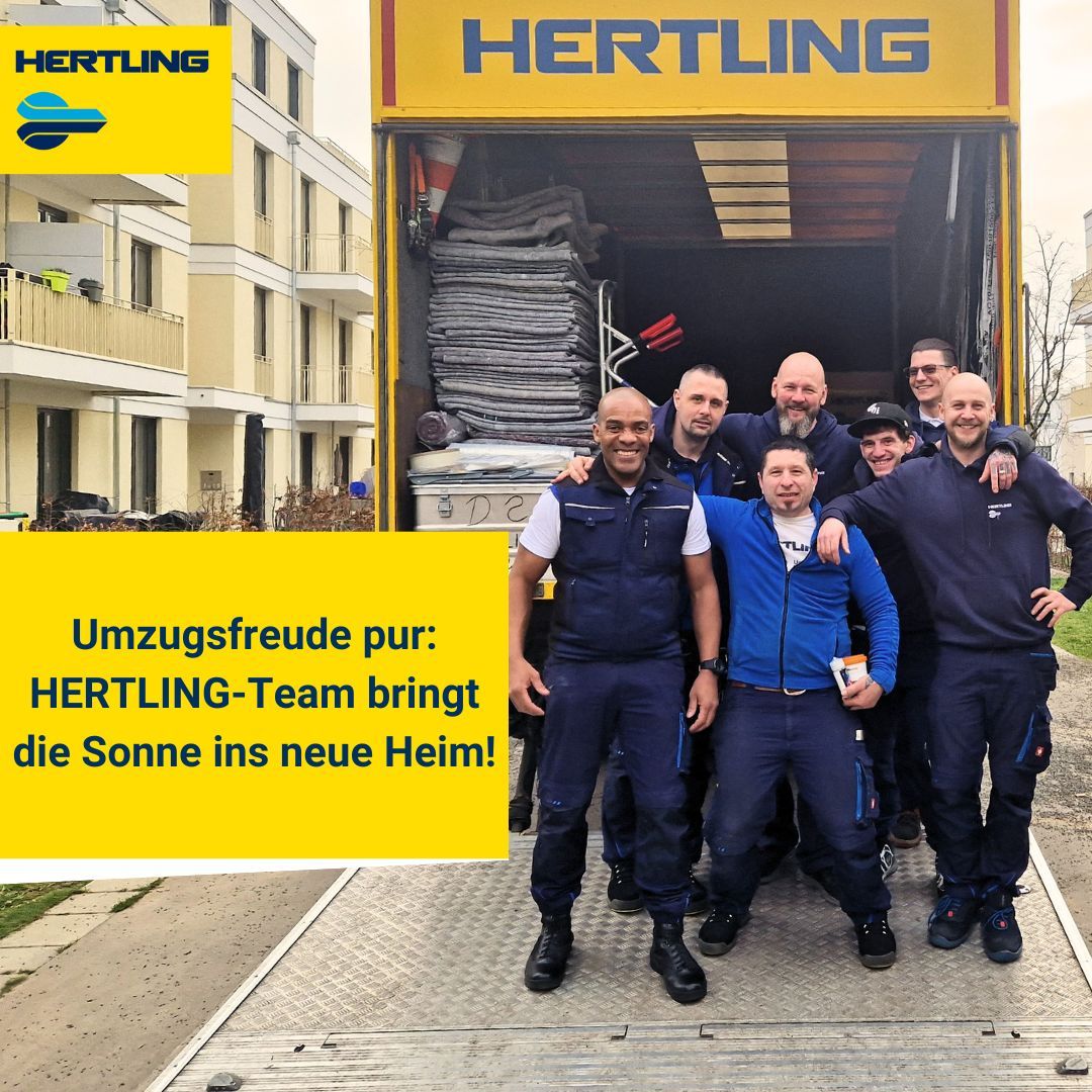 Foto vom Umzugsteam der Firma Hertling