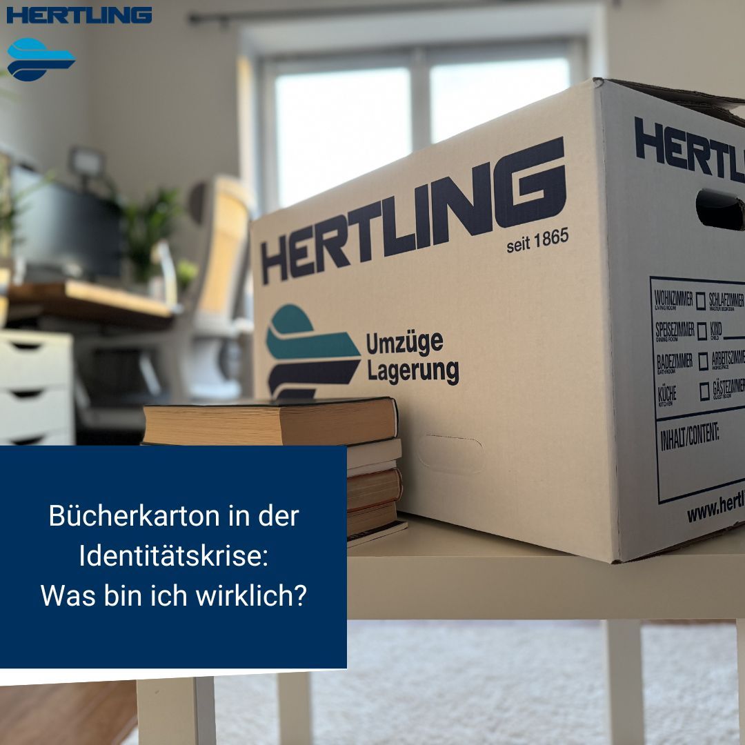 Bild von einem Hertling Bücherkarton